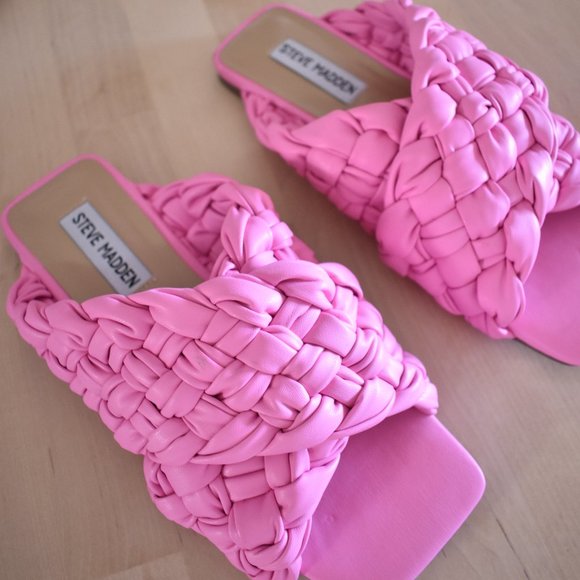 Steve Madden Marina Braided Square Toe Sandals - Picture 2 of 14